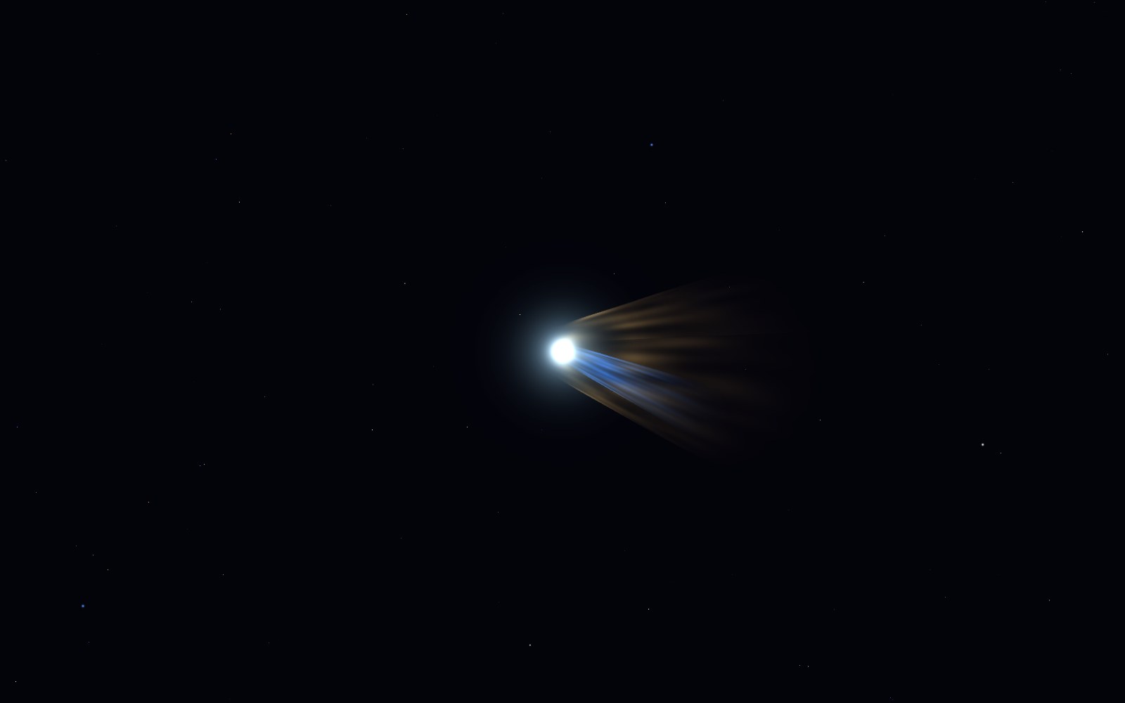 2I/Borisov, 3D artist's impression