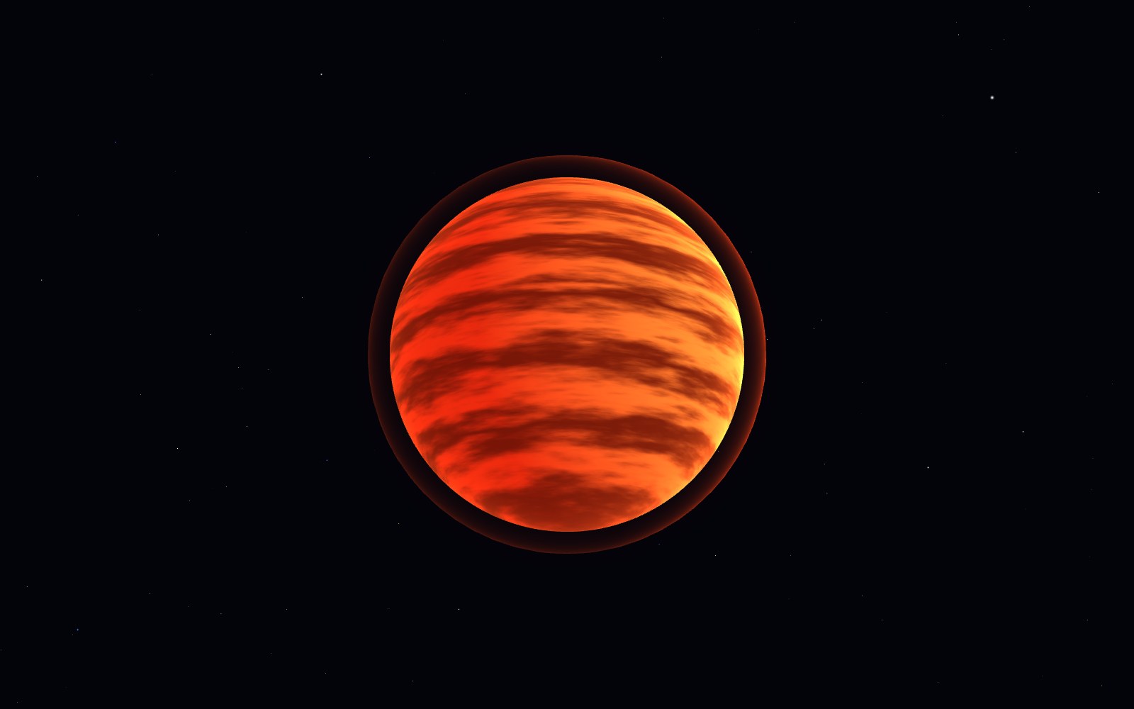 51 Pegasi b, 3D artist's impression, from another angle