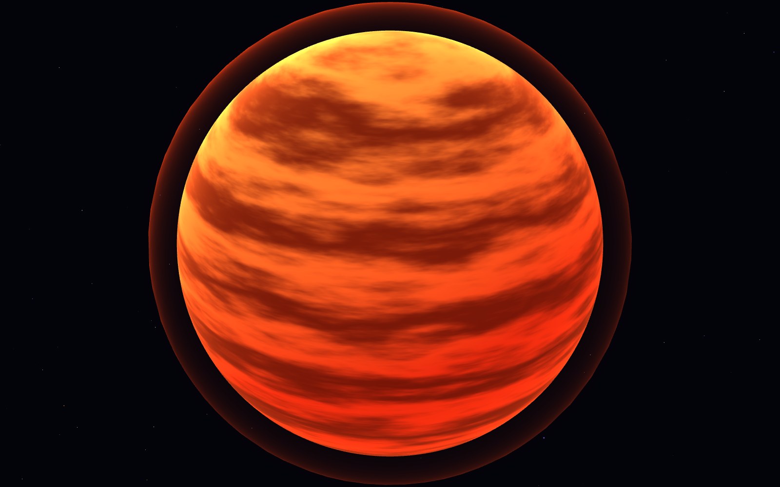 51 Pegasi b, 3D artist's impression, close-up