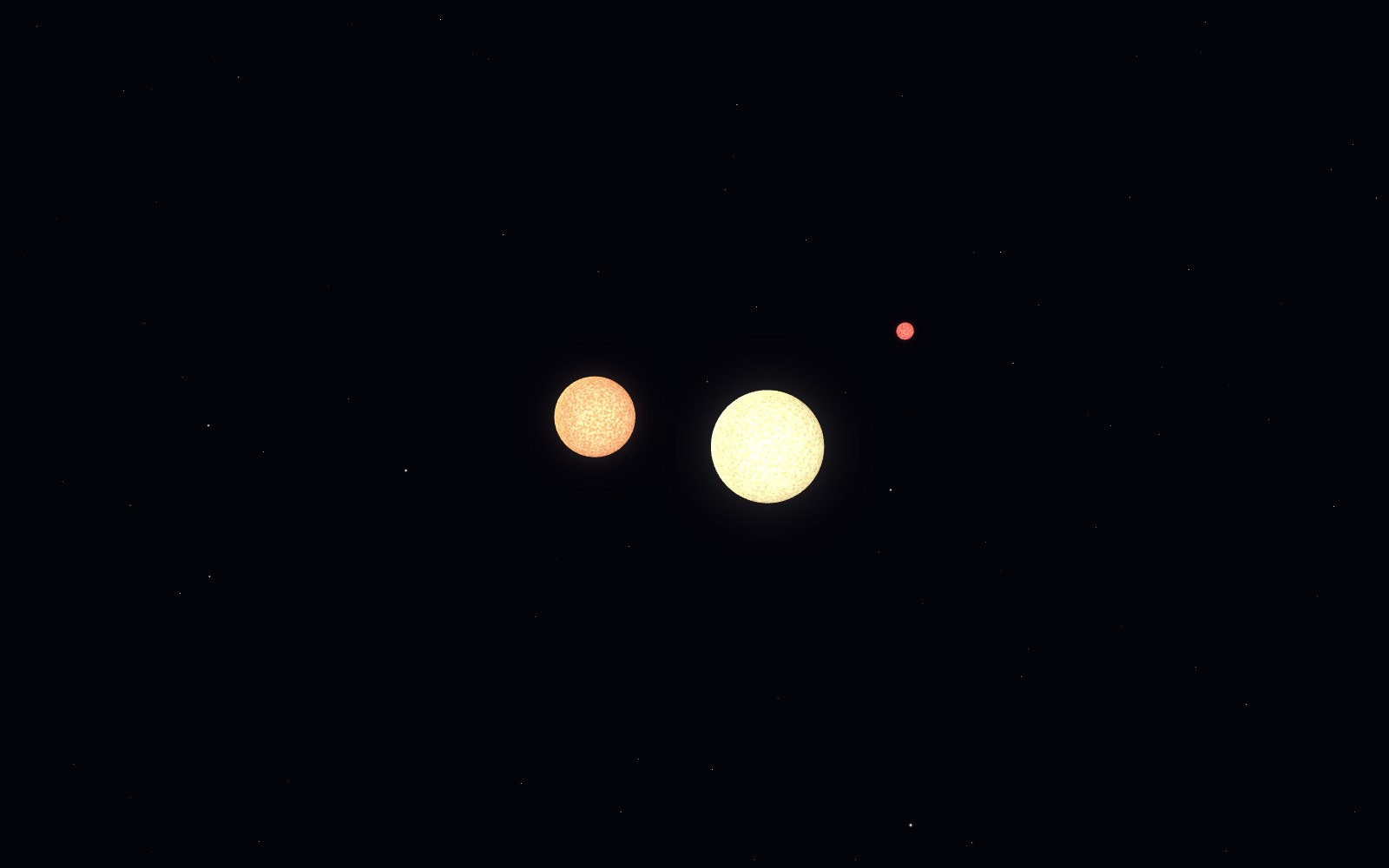 Alpha Centauri, 3D artist's impression