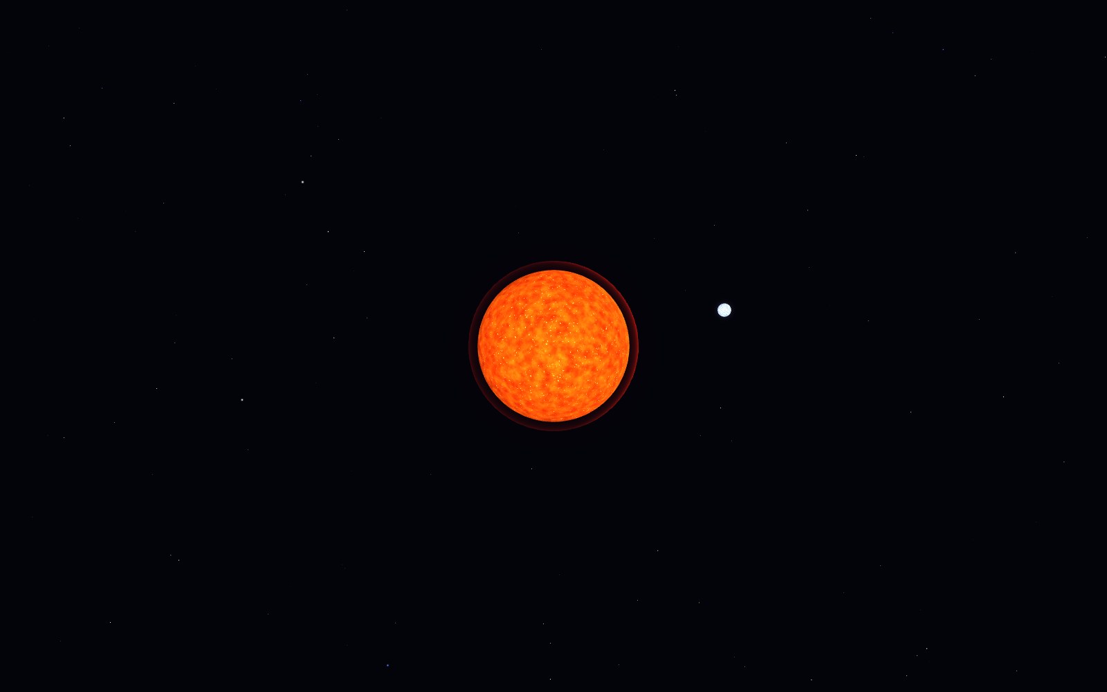 Antares, 3D artist's impression, from another angle
