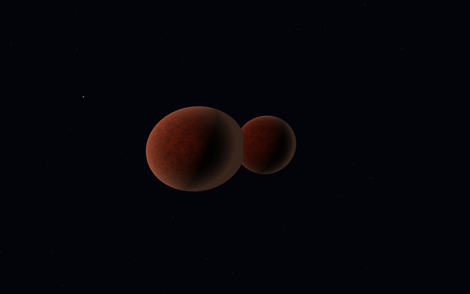 Arrokoth, 3D artist's impression