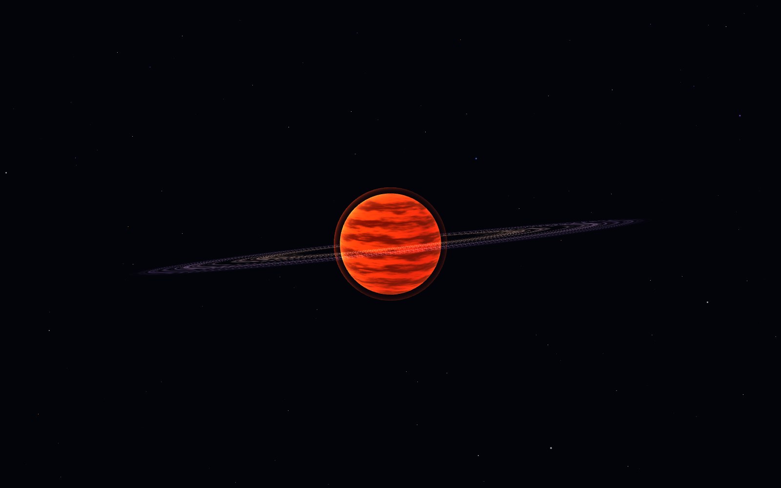 Beta Pictoris b, 3D artist's impression