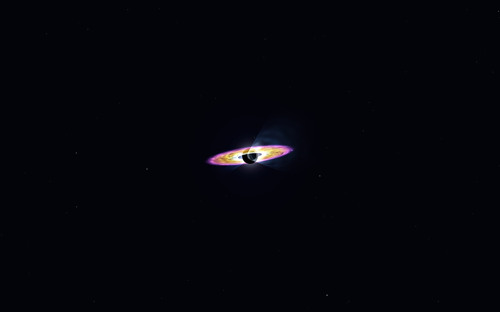 Blazar, 3D artist's impression