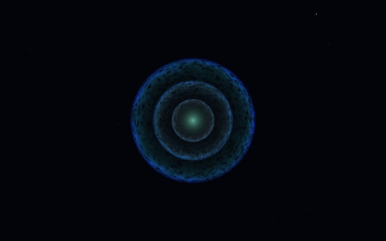 Boson star, 3D artist's impression
