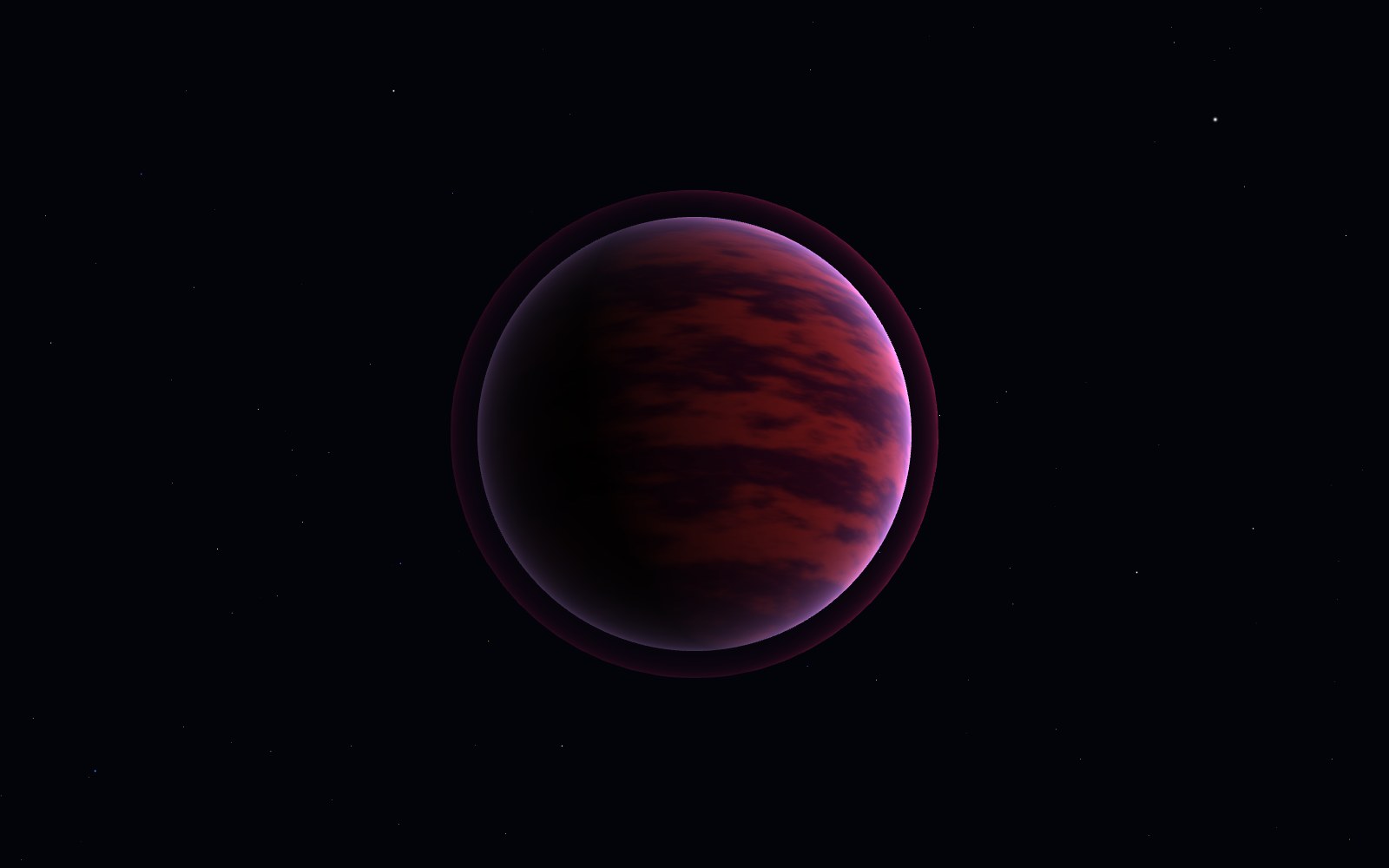 Brown dwarf, 3D artist's impression, from another angle