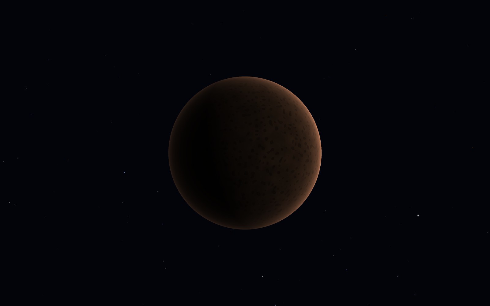 Callisto, 3D artist's impression, from another angle