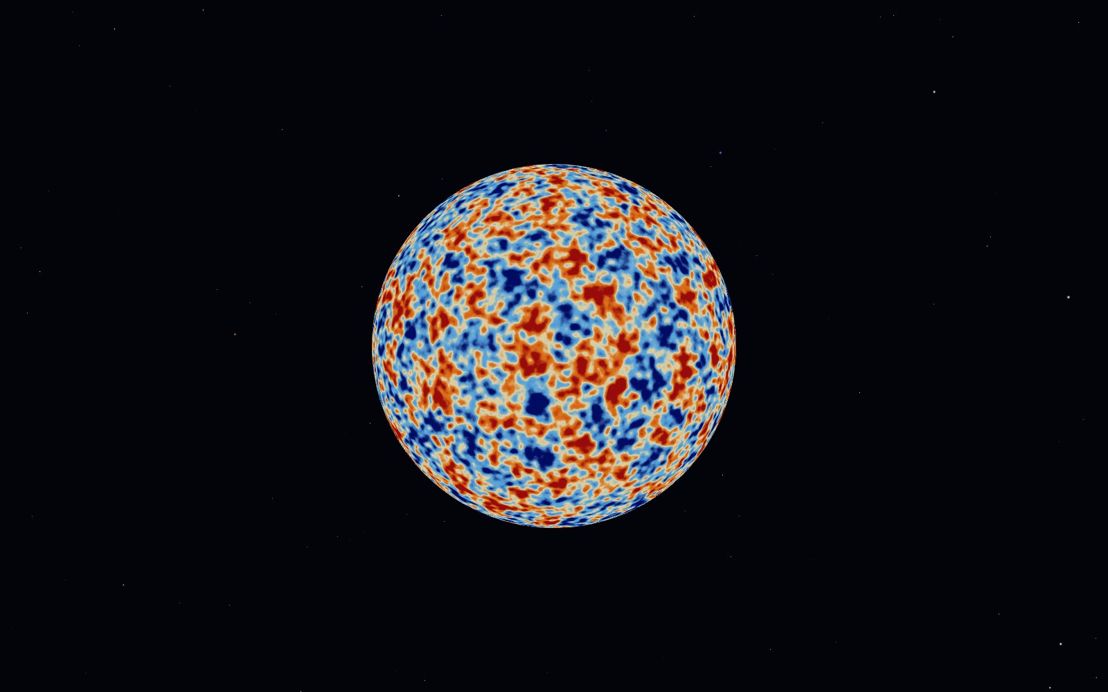 Cosmic microwave background, 3D artist's impression