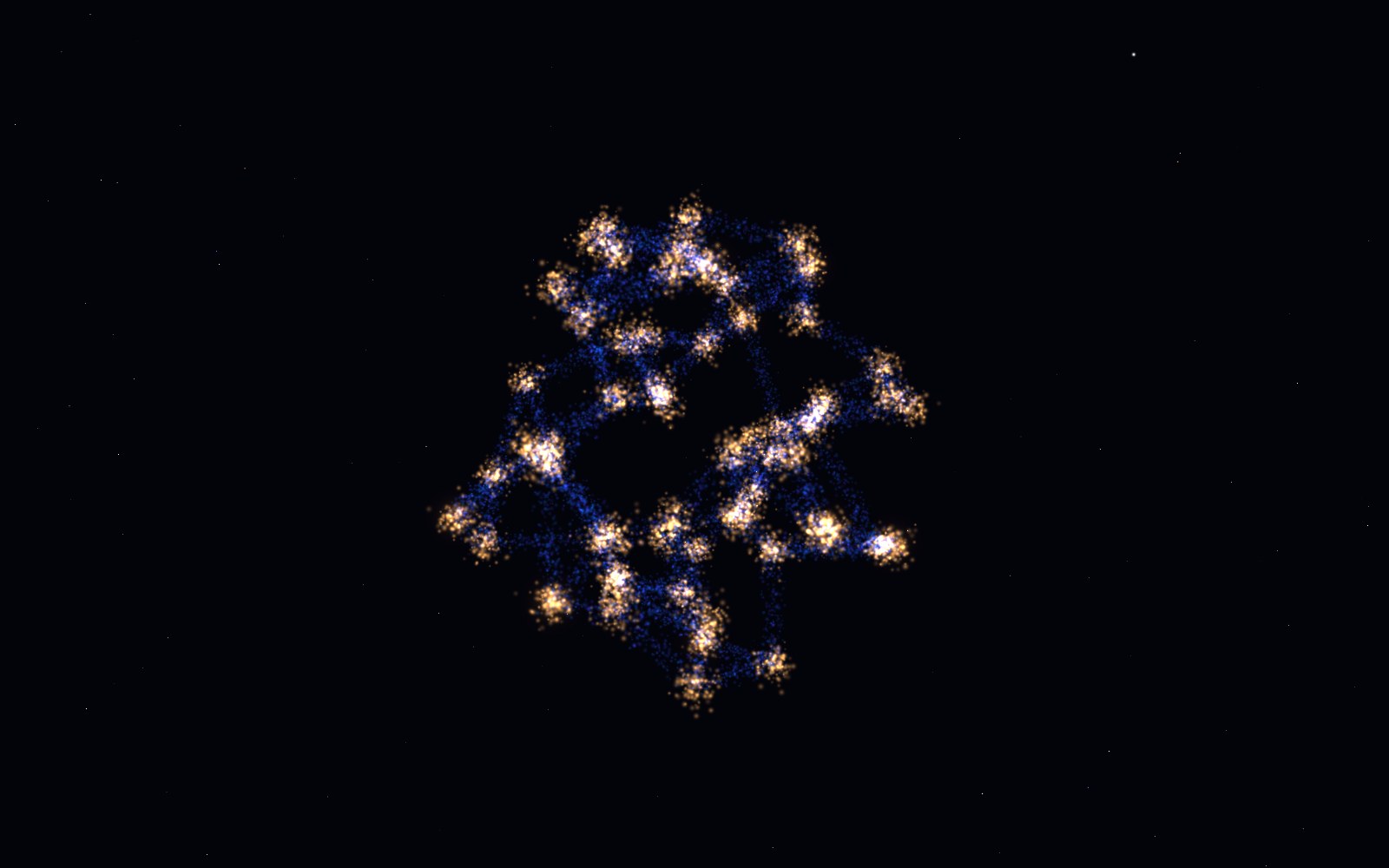 The cosmic web, 3D artist's impression