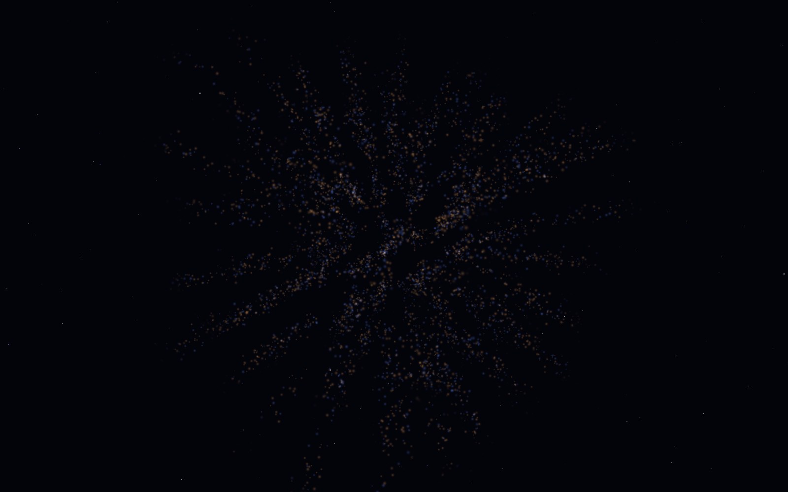 Dark energy, 3D artist's impression
