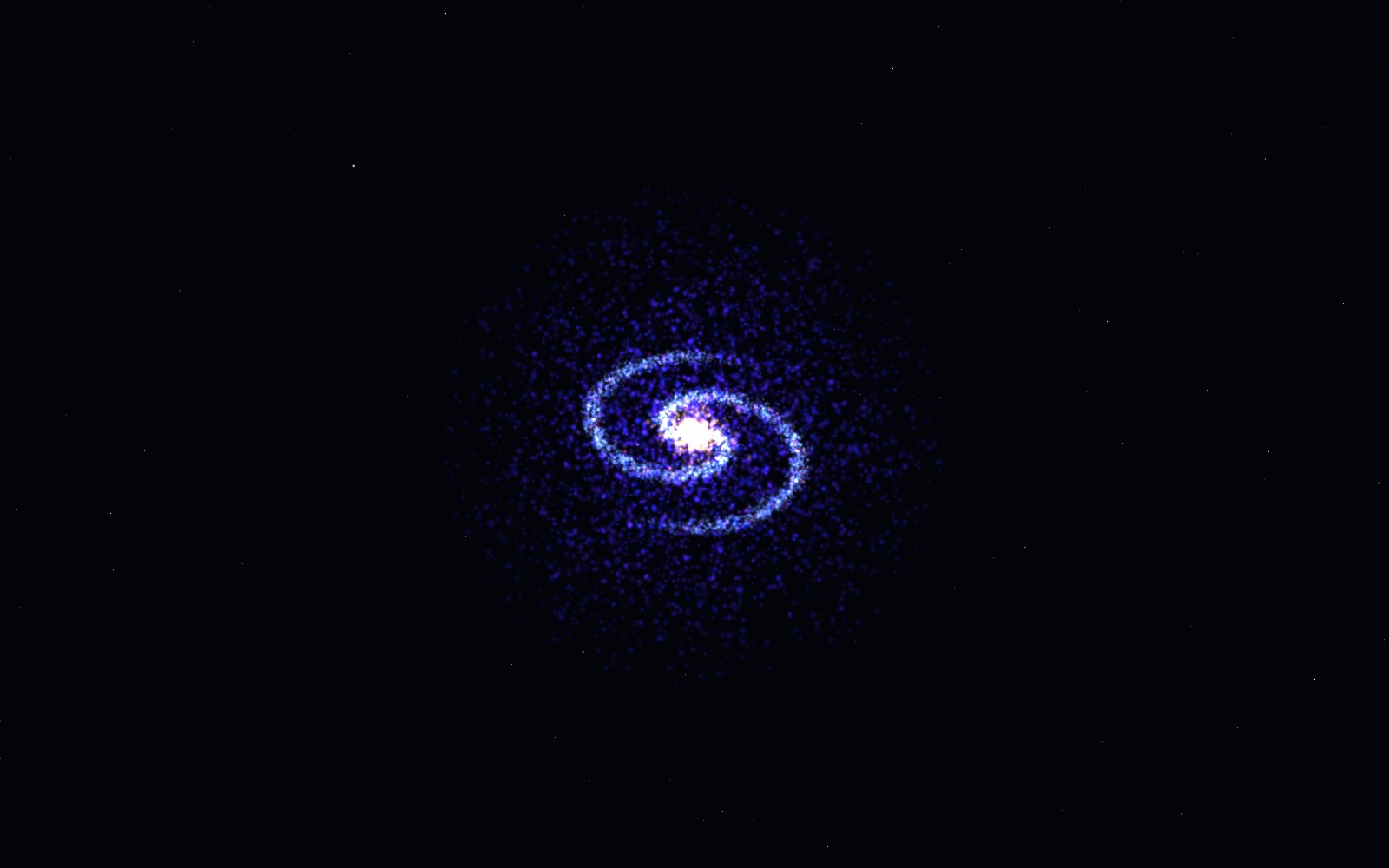 Dark matter, 3D artist's impression