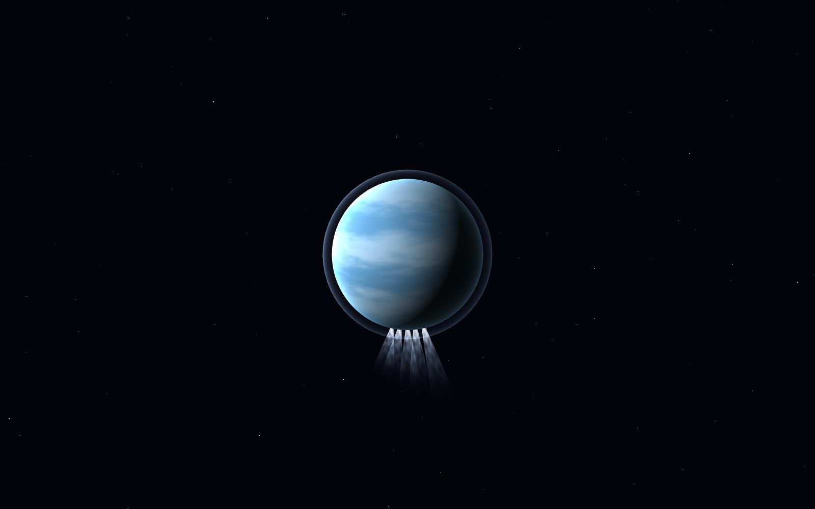 Enceladus, 3D artist's impression
