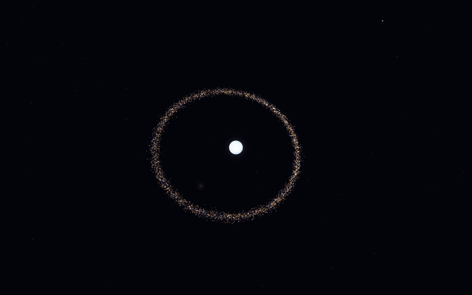 Fomalhaut b, 3D artist's impression