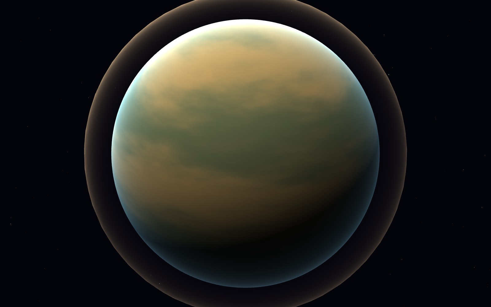 GJ 1214 b, 3D artist's impression, close-up
