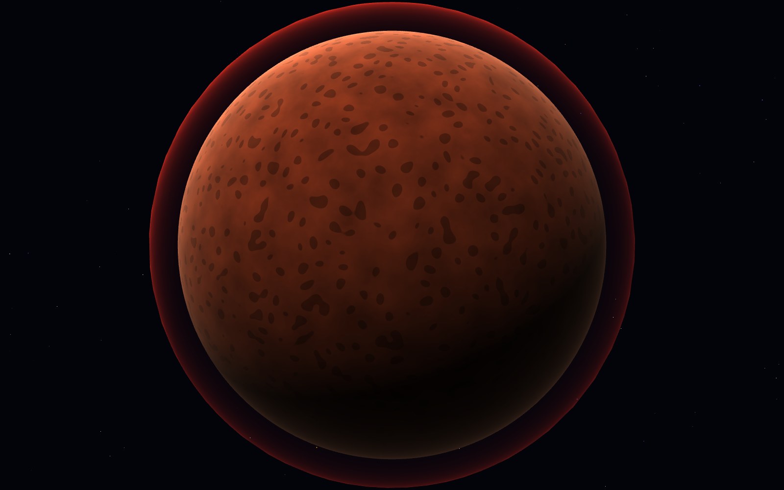 Gliese 12 b, 3D artist's impression, close-up