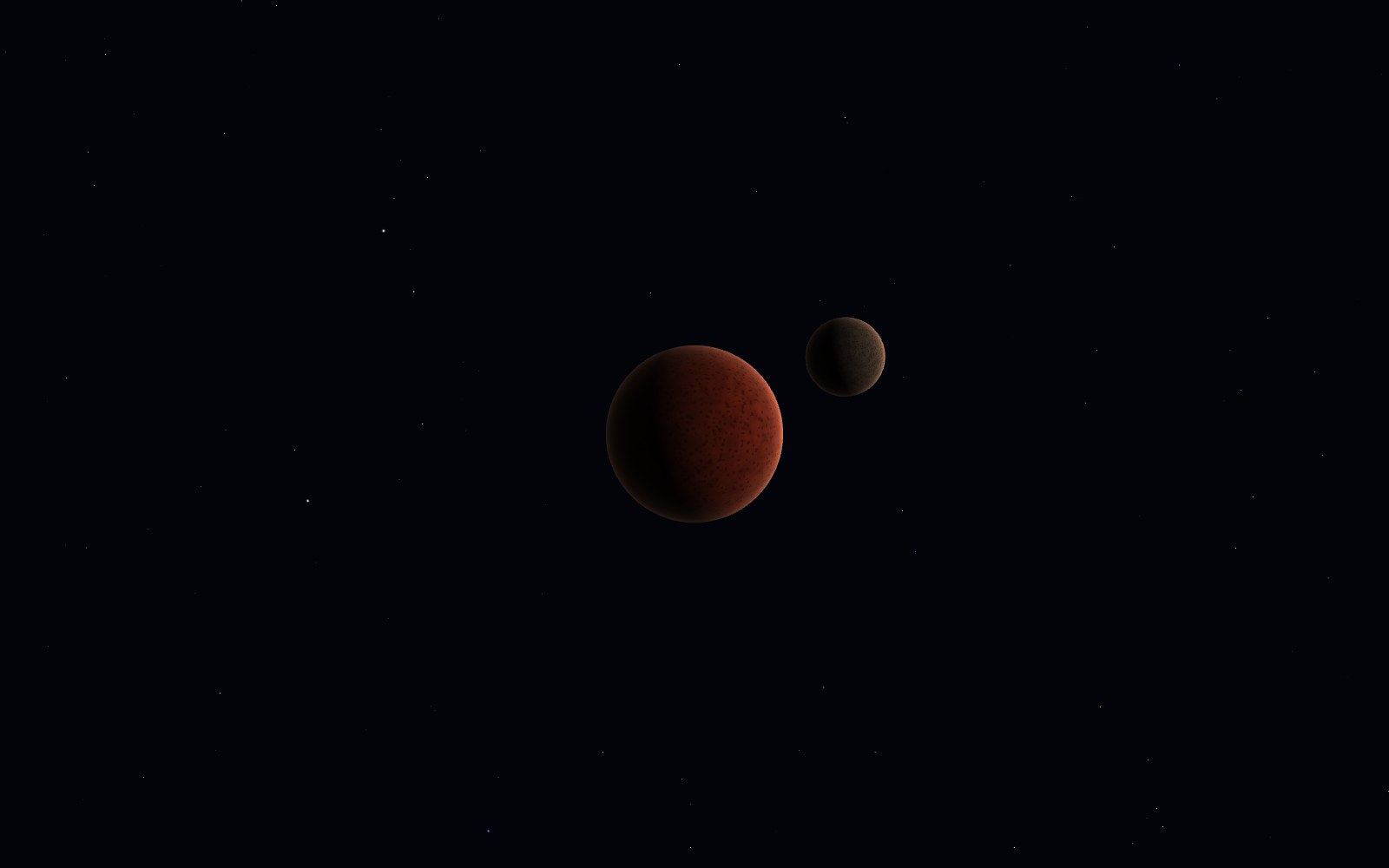 Gonggong, 3D artist's impression, from another angle