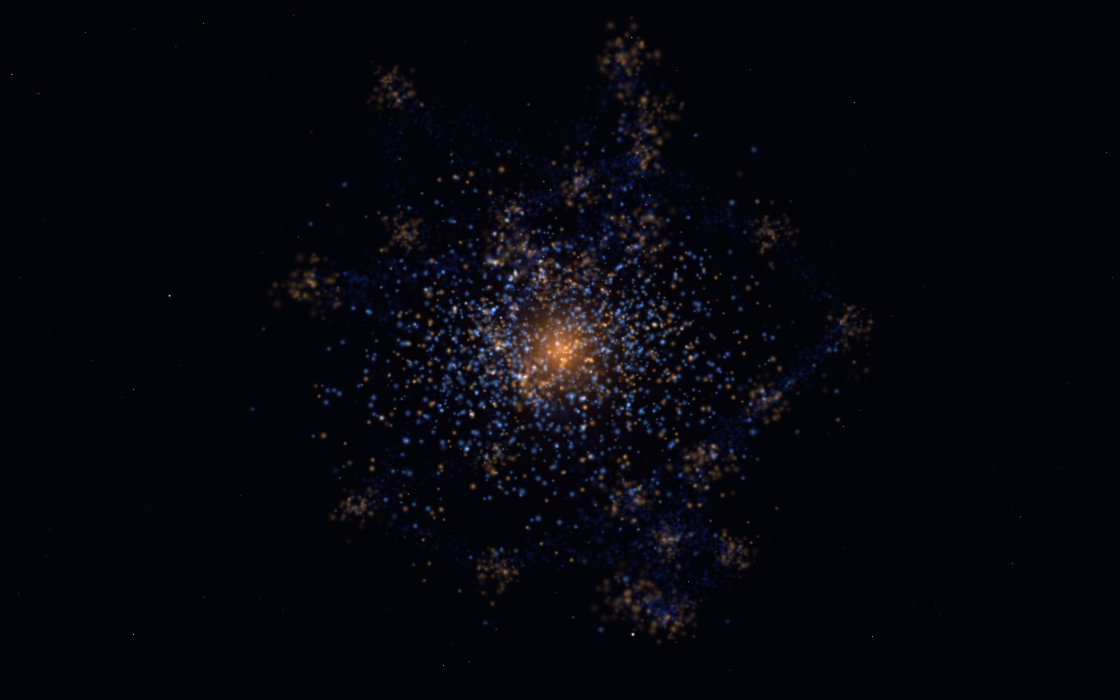 The Great Attractor, 3D artist's impression, close-up