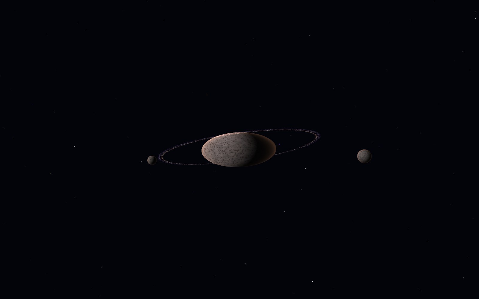 Haumea, 3D artist's impression
