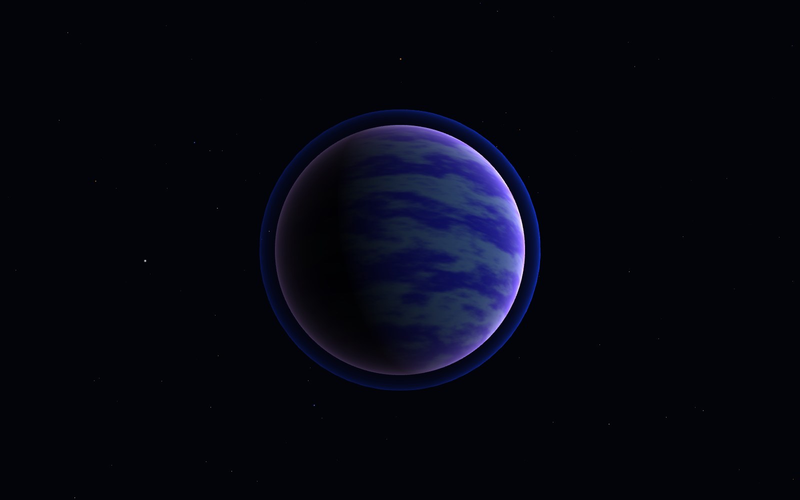 HD 189733 b, 3D artist's impression, from another angle