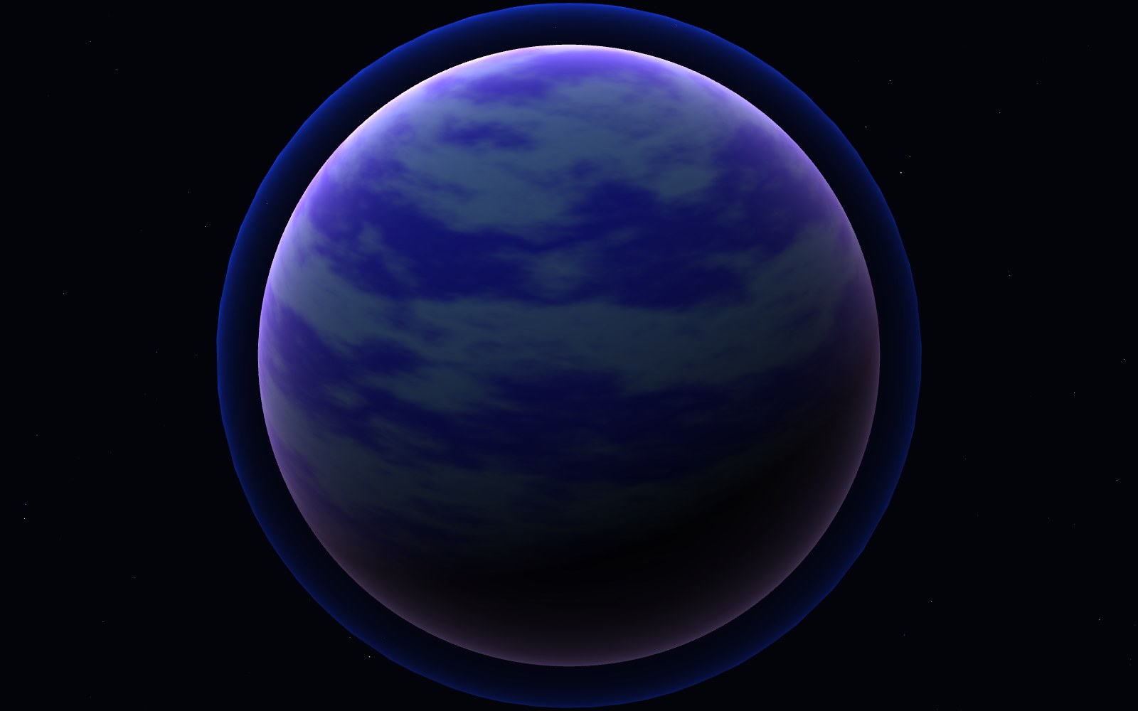 HD 189733 b, 3D artist's impression, close-up