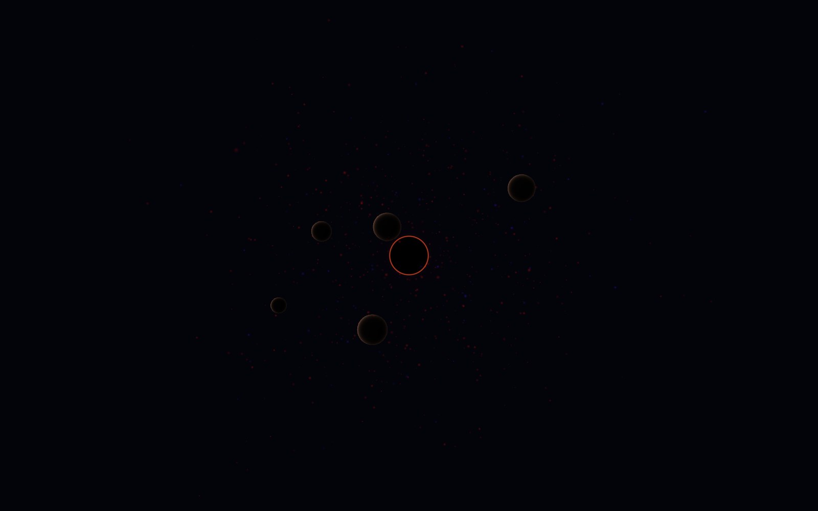 Heat death of the universe, 3D artist's impression