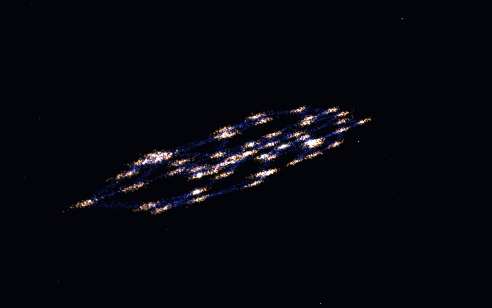 Hercules–Corona Borealis Great Wall, 3D artist's impression
