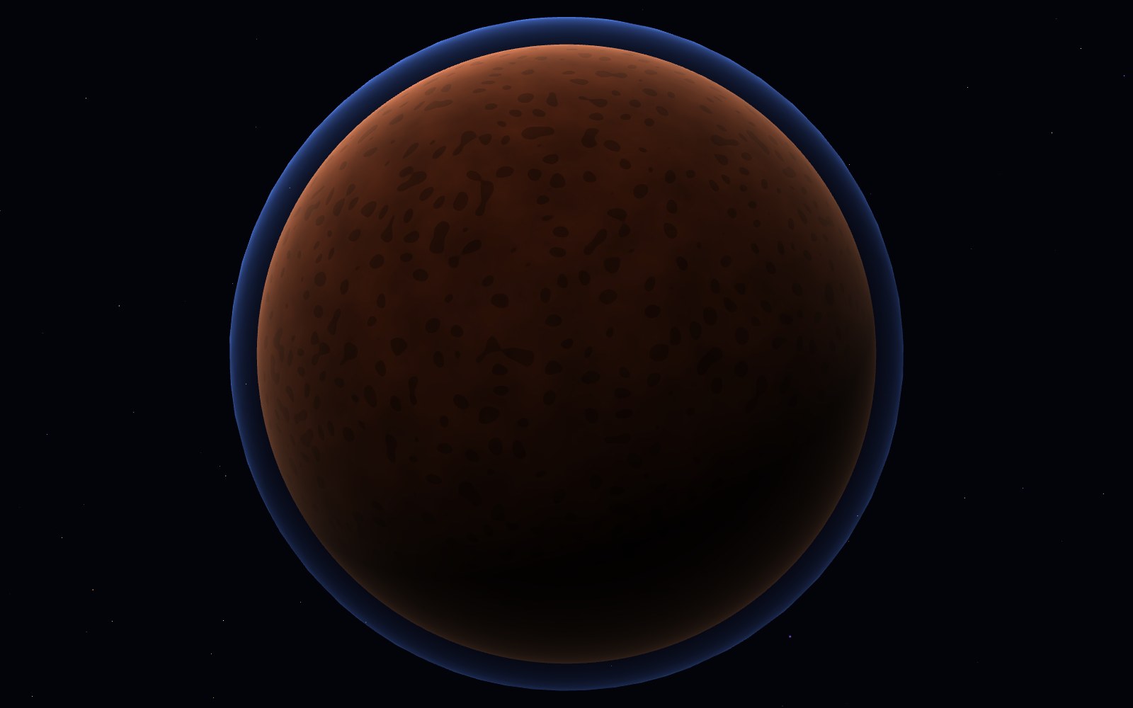 Kepler-1649c, 3D artist's impression, close-up
