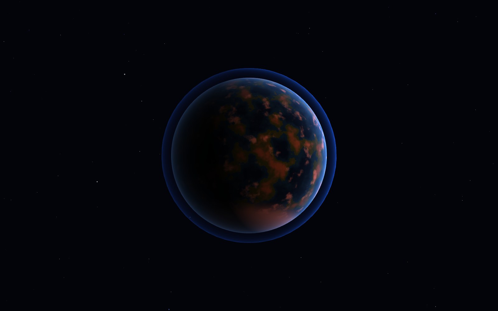 Kepler-186f, 3D artist's impression, from another angle