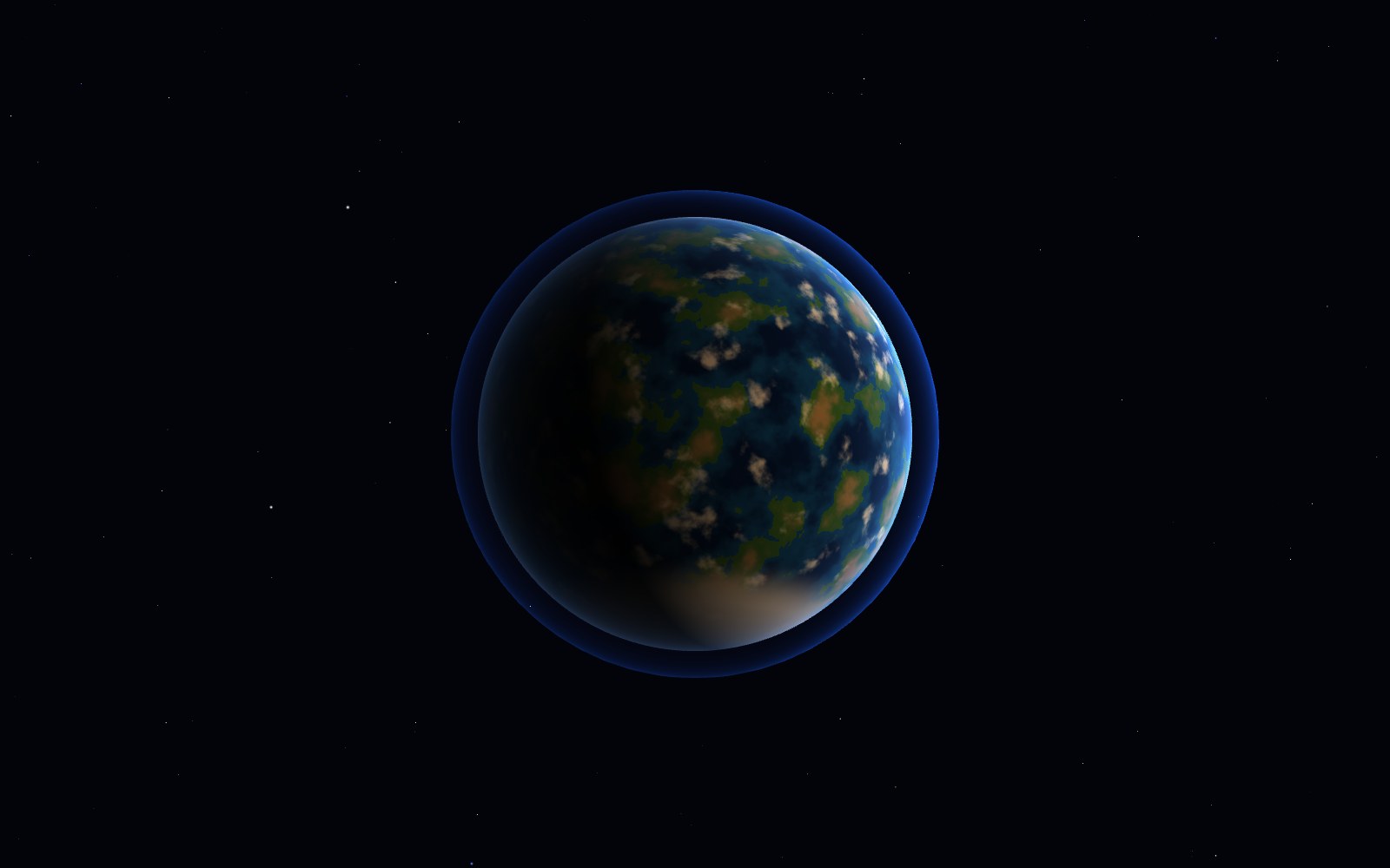 Kepler-442b, 3D artist's impression, from another angle