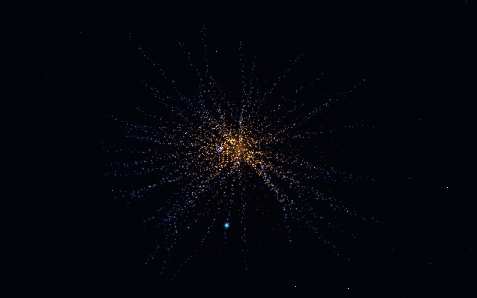 Laniakea Supercluster, 3D artist's impression