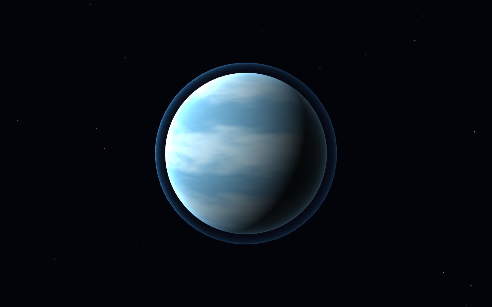 LHS 1140 b, 3D artist's impression
