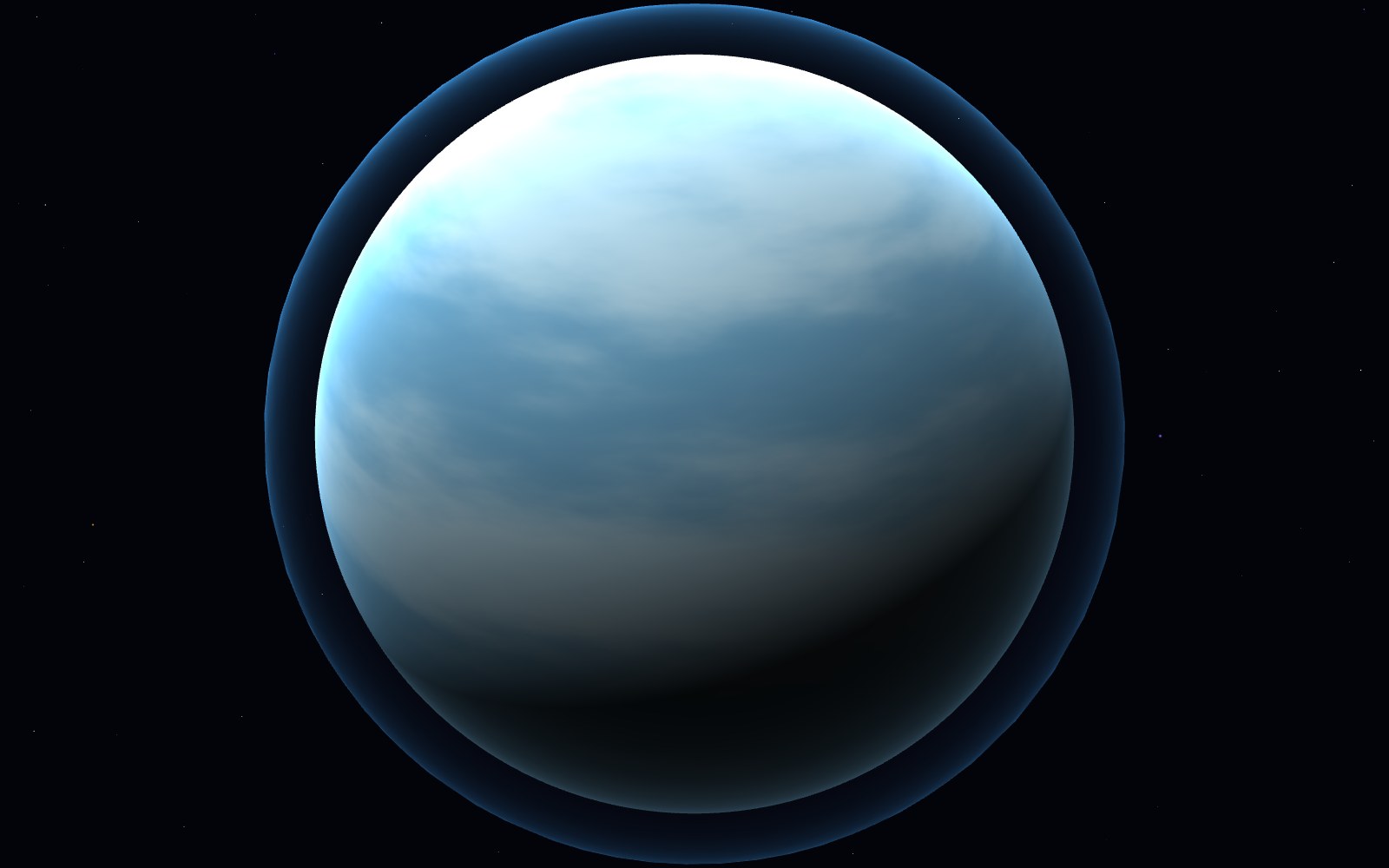 LHS 1140 b, 3D artist's impression, close-up