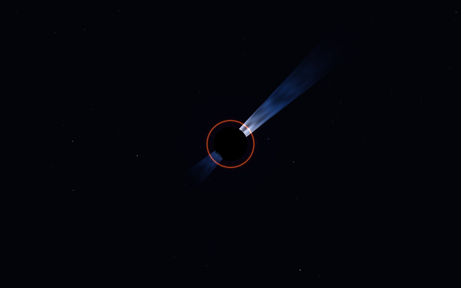 M87*, 3D artist's impression