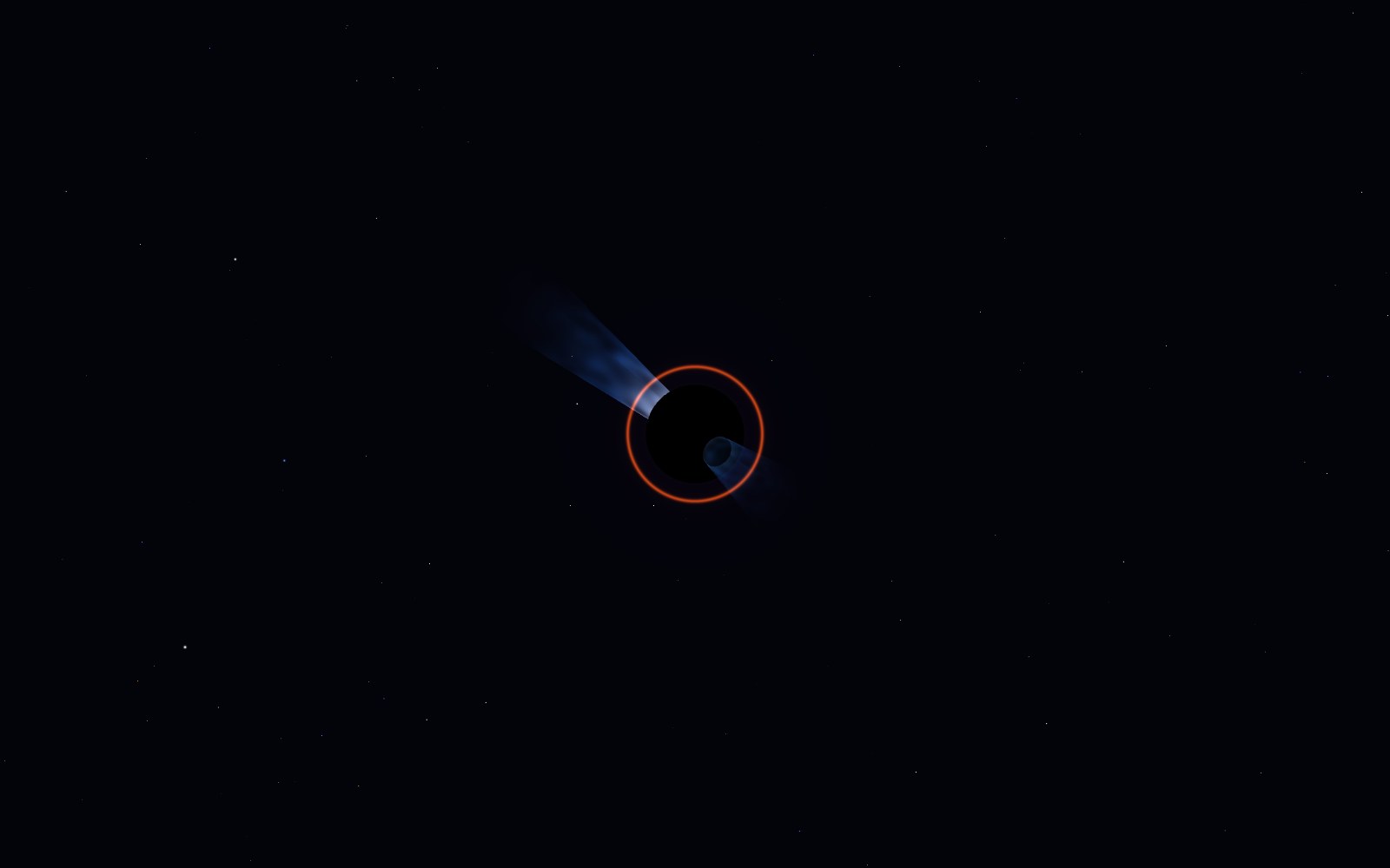 M87*, 3D artist's impression, from another angle