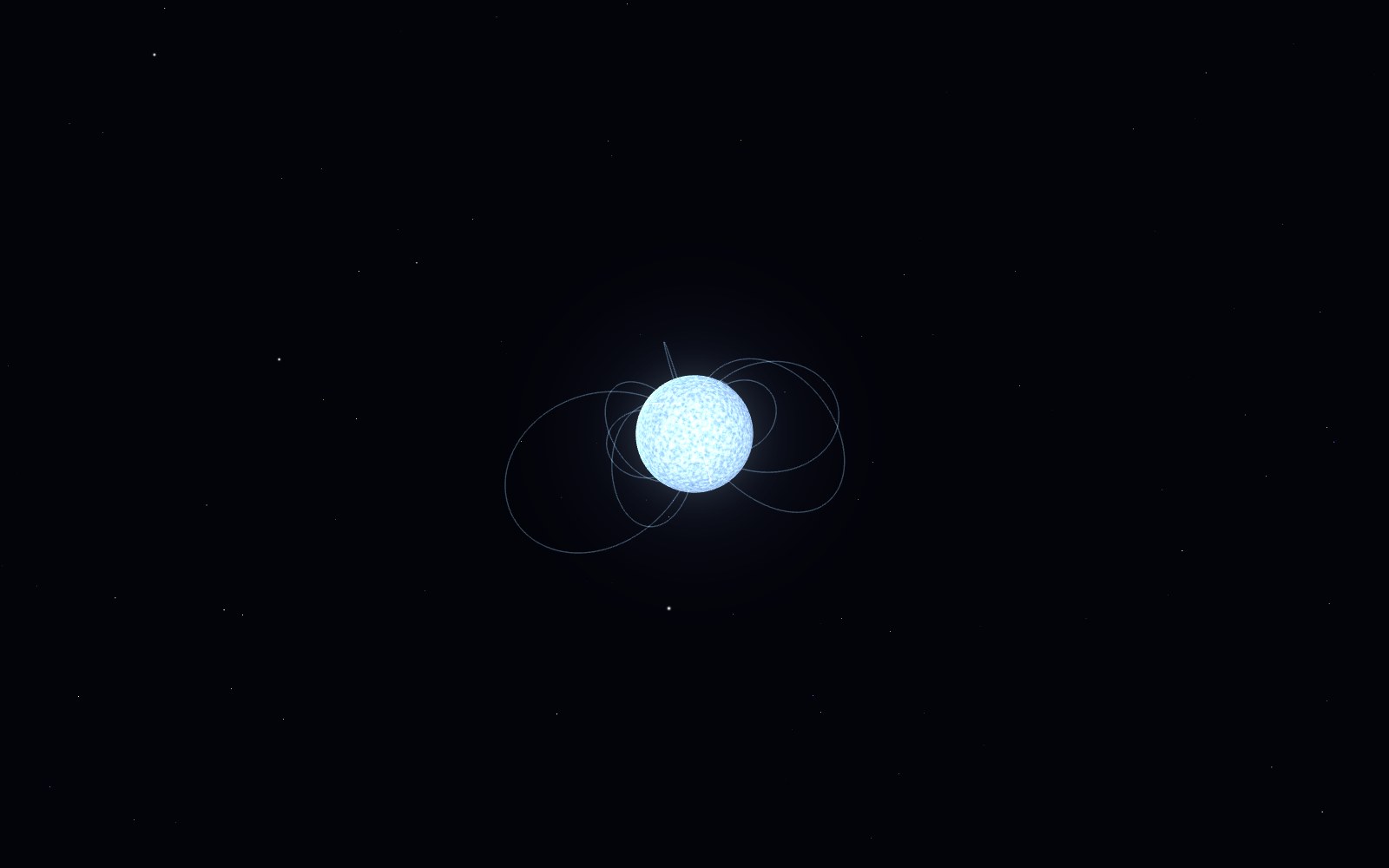 Neutron star, 3D artist's impression