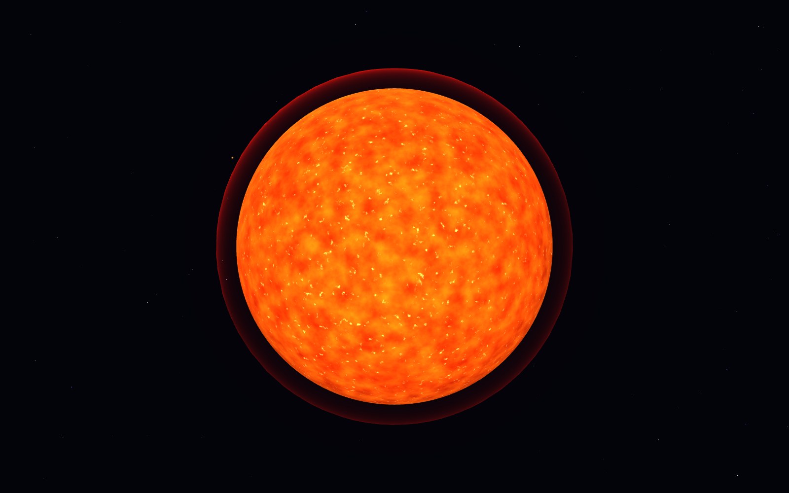 Proxima Centauri, 3D artist's impression, close-up