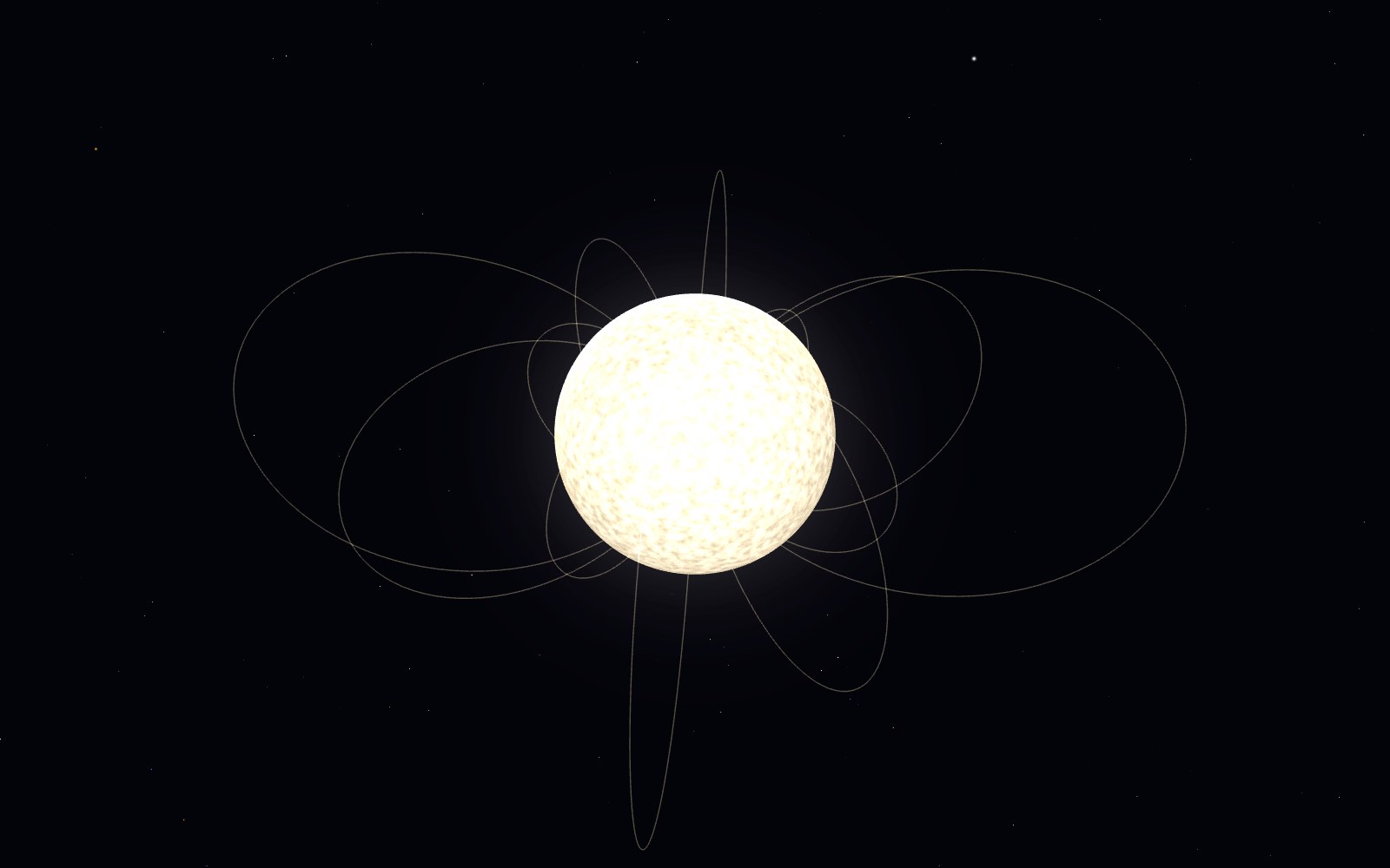 Przybylski's Star, 3D artist's impression, close-up