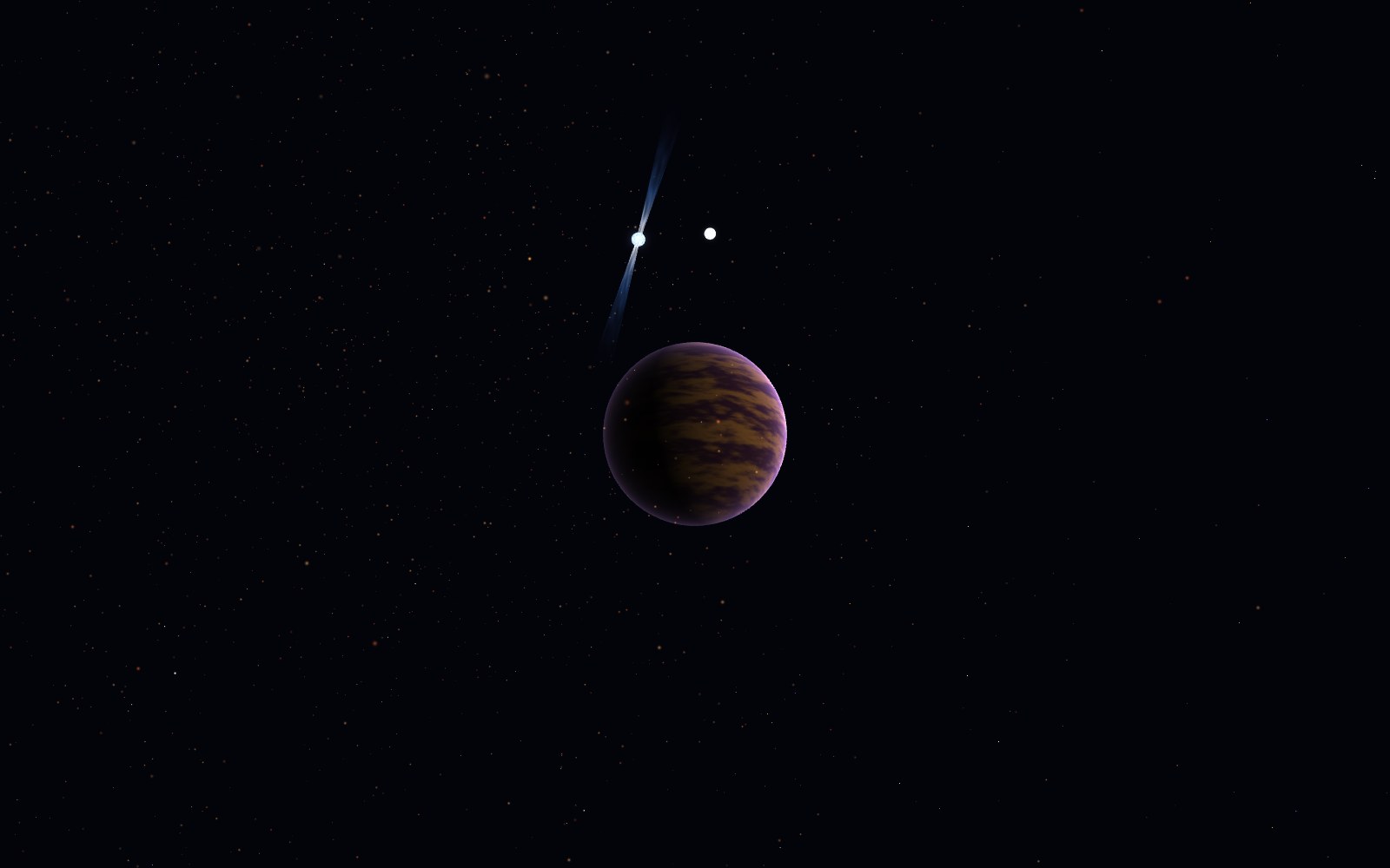 PSR B1620−26 b, 3D artist's impression, from another angle