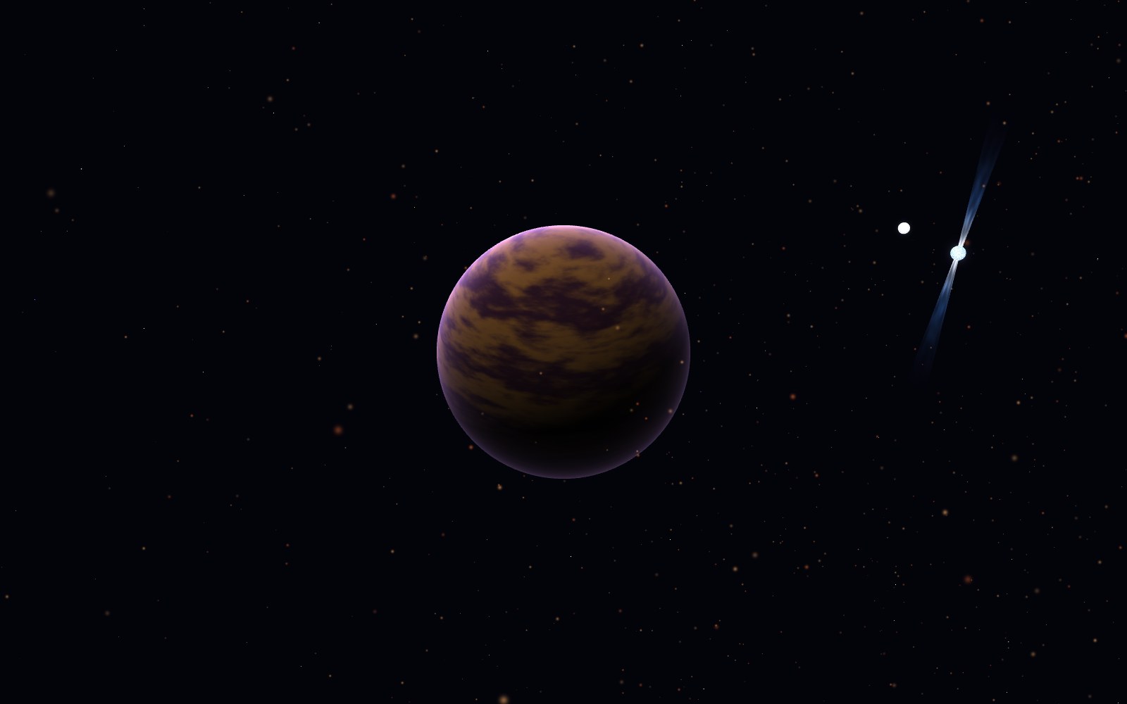 PSR B1620−26 b, 3D artist's impression, close-up