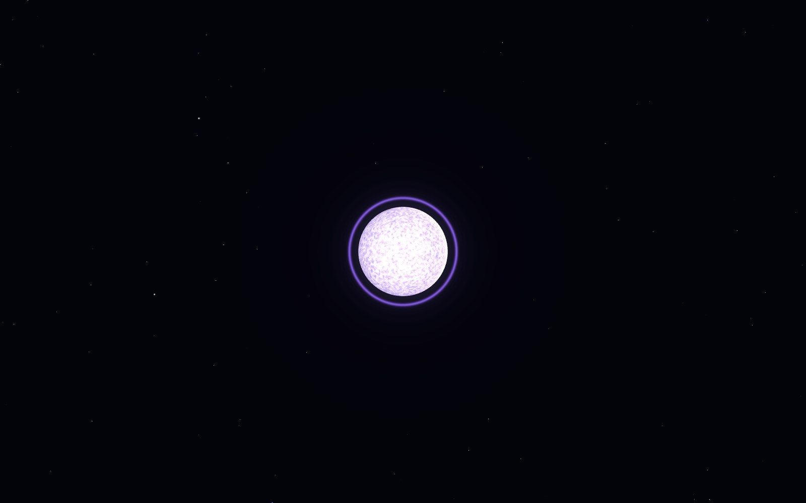 Quark star, 3D artist's impression, from another angle