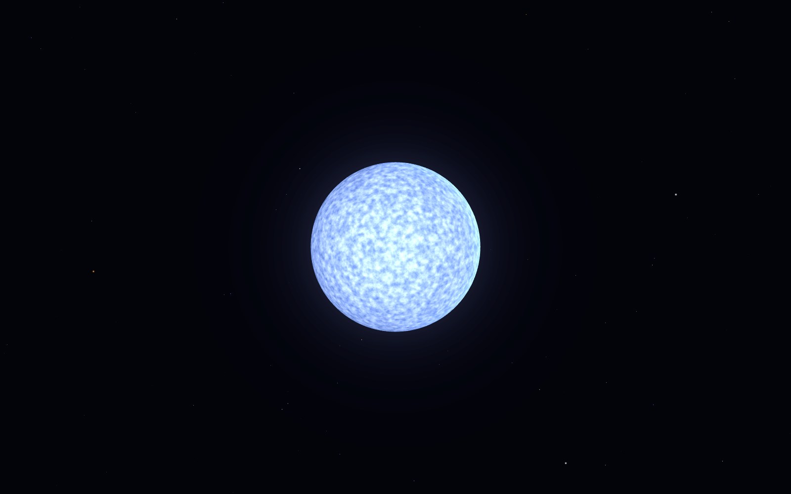 Rigel, 3D artist's impression, from another angle