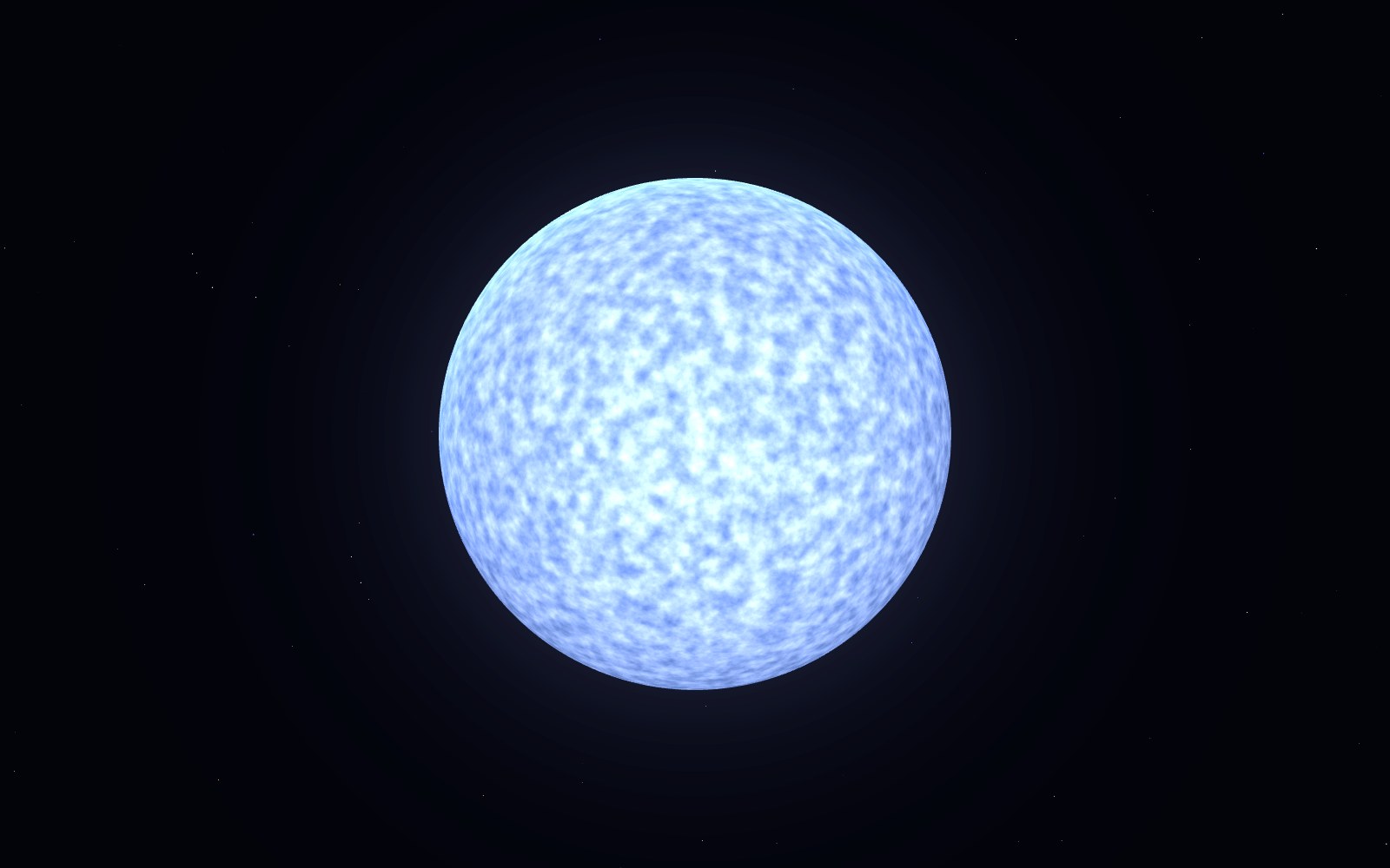 Rigel, 3D artist's impression, close-up