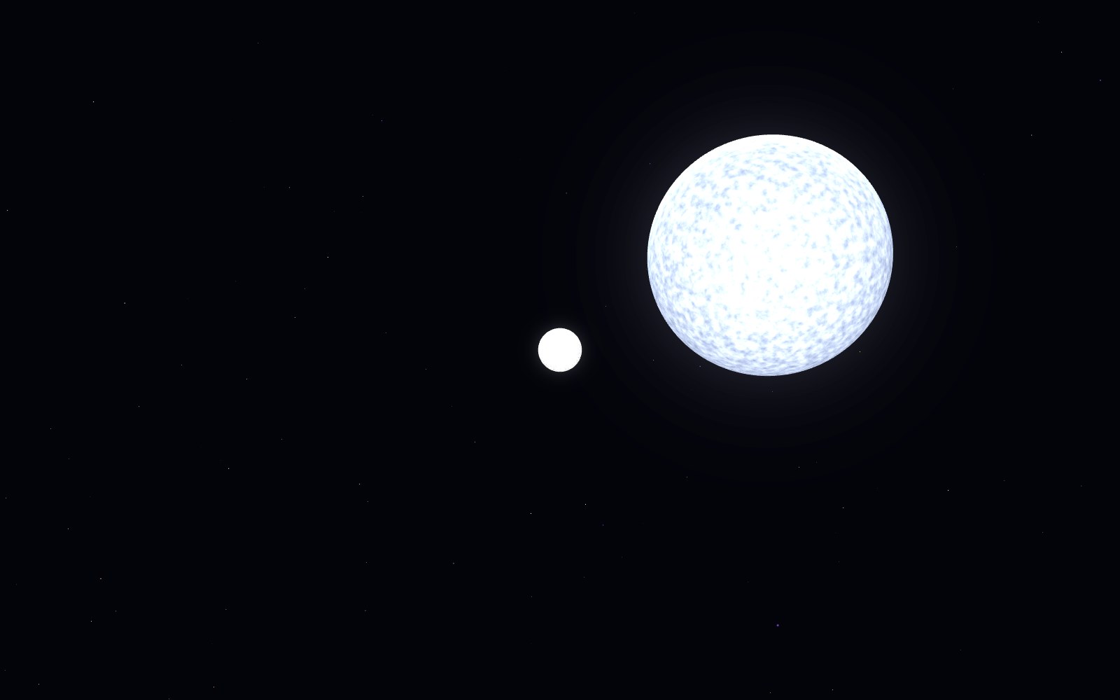 Sirius B, 3D artist's impression, close-up
