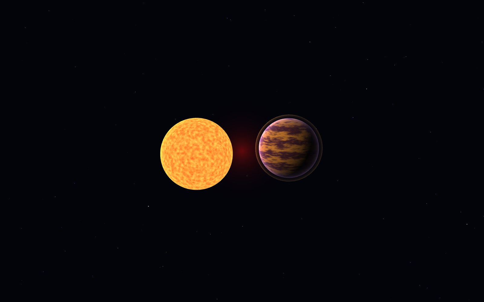 The smallest star, 3D artist's impression