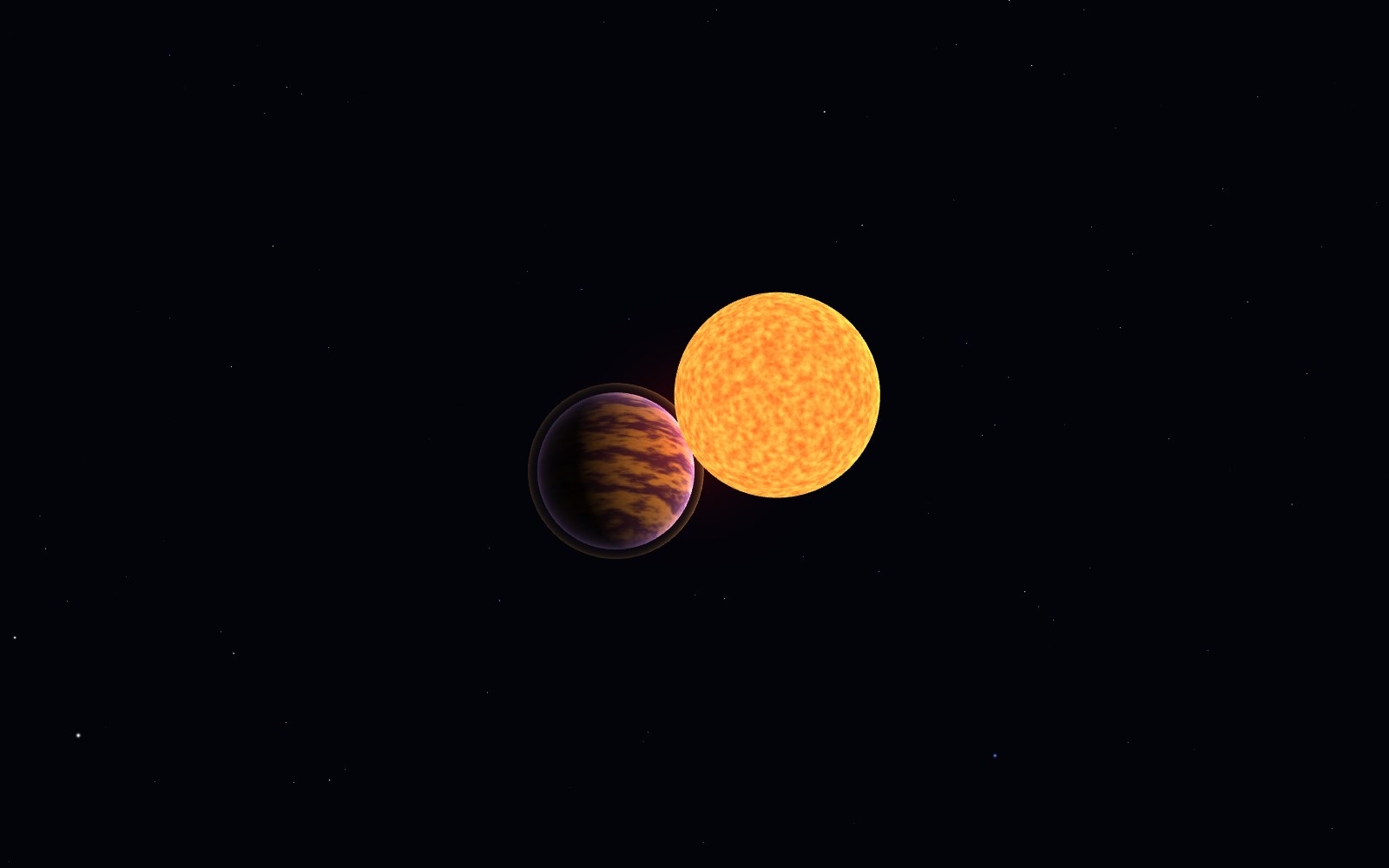 The smallest star, 3D artist's impression, from another angle