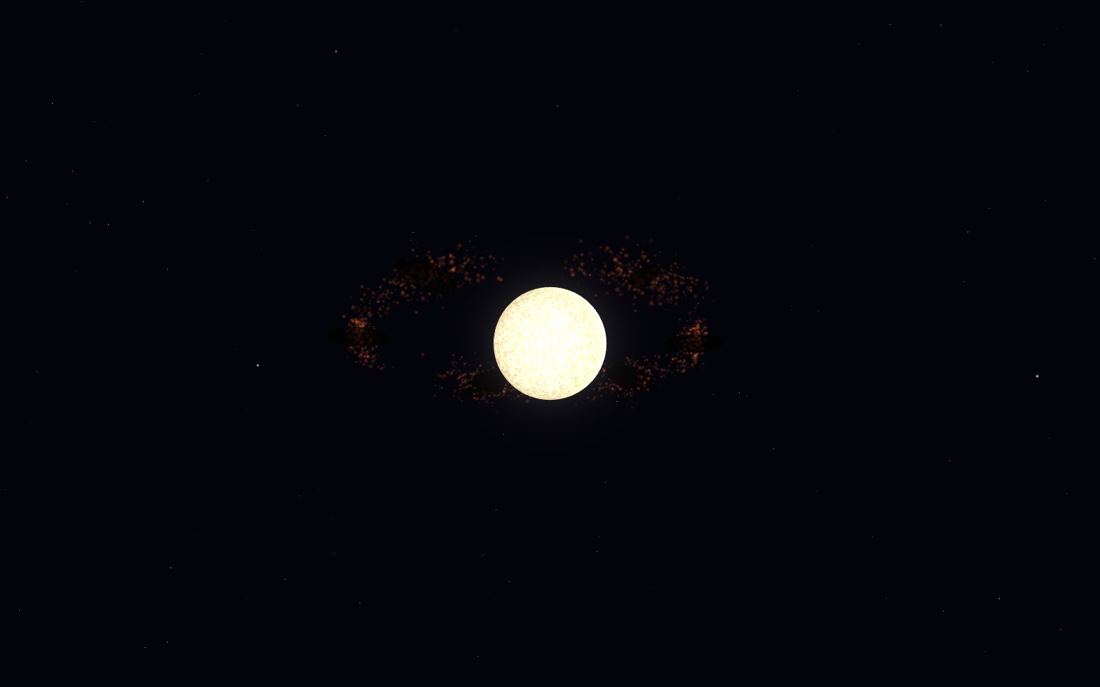 Tabby's Star, 3D artist's impression, from another angle