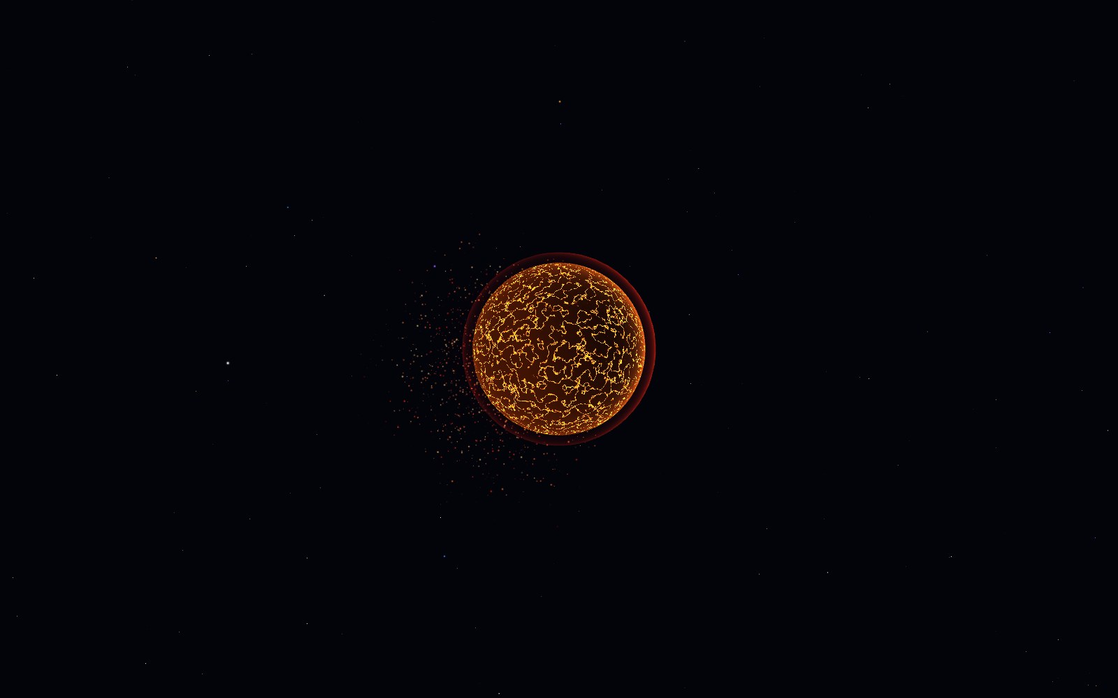 Theia, 3D artist's impression, from another angle