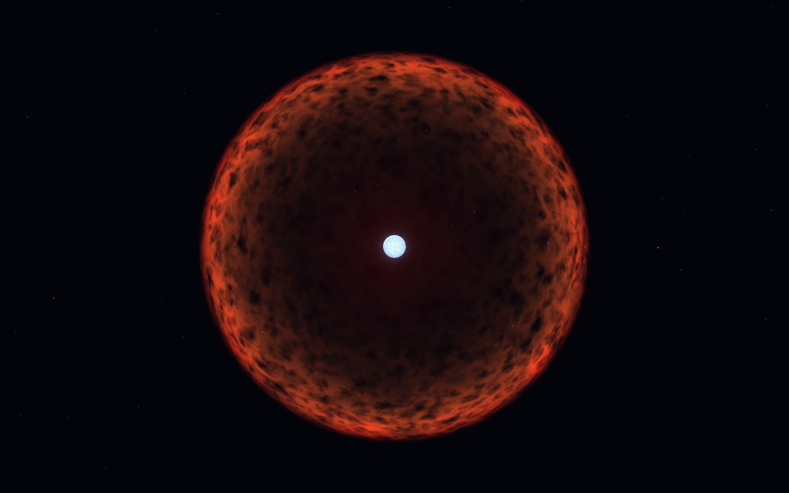 Thorne–Żytkow object, 3D artist's impression, close-up