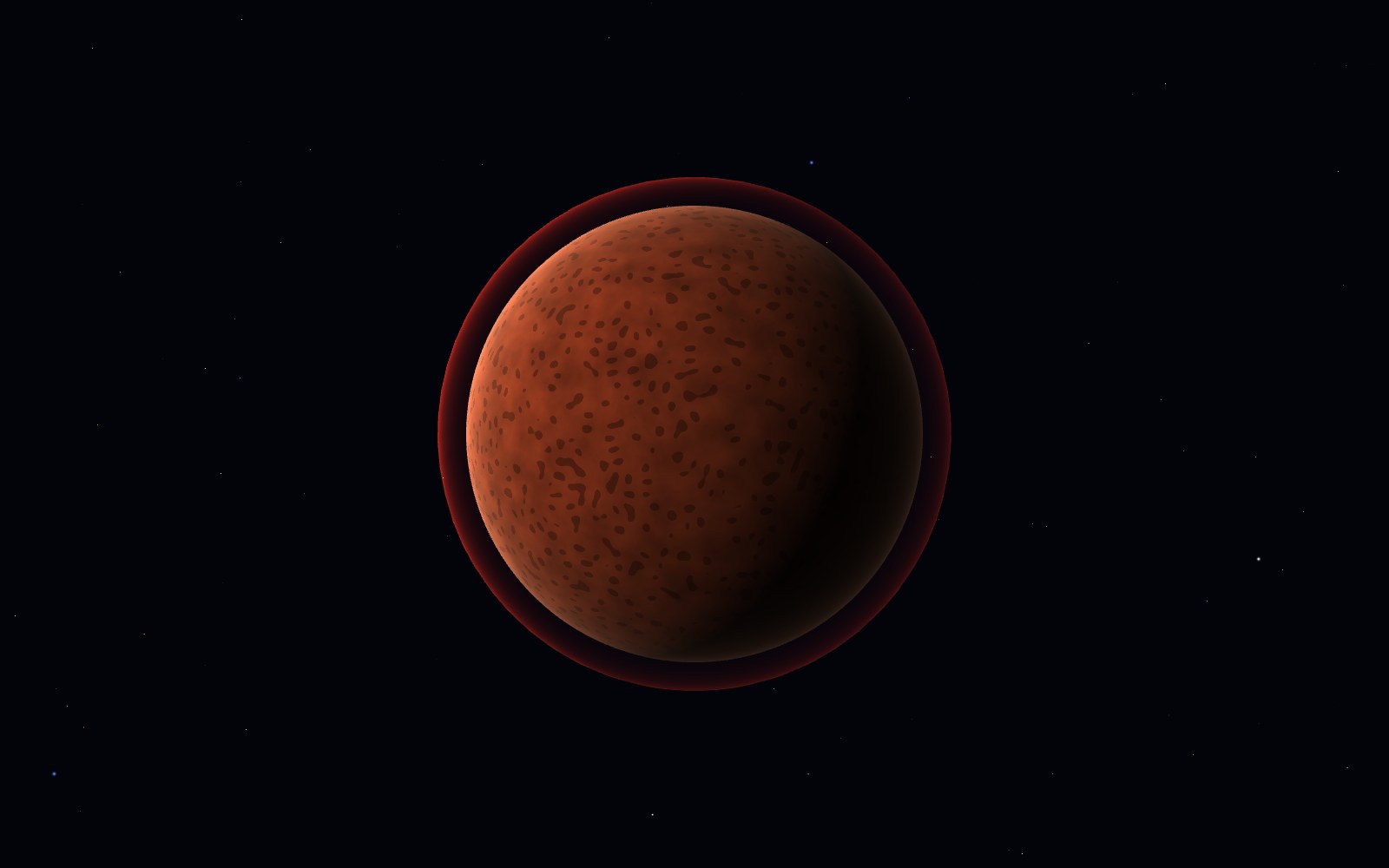 TOI-700 d, 3D artist's impression