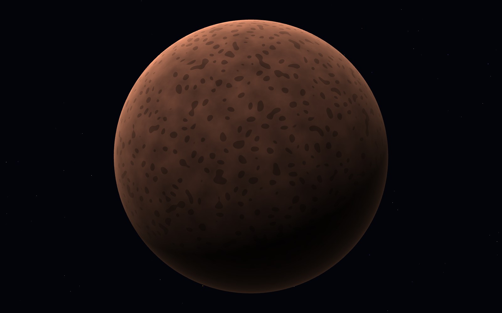 Triton, 3D artist's impression, close-up